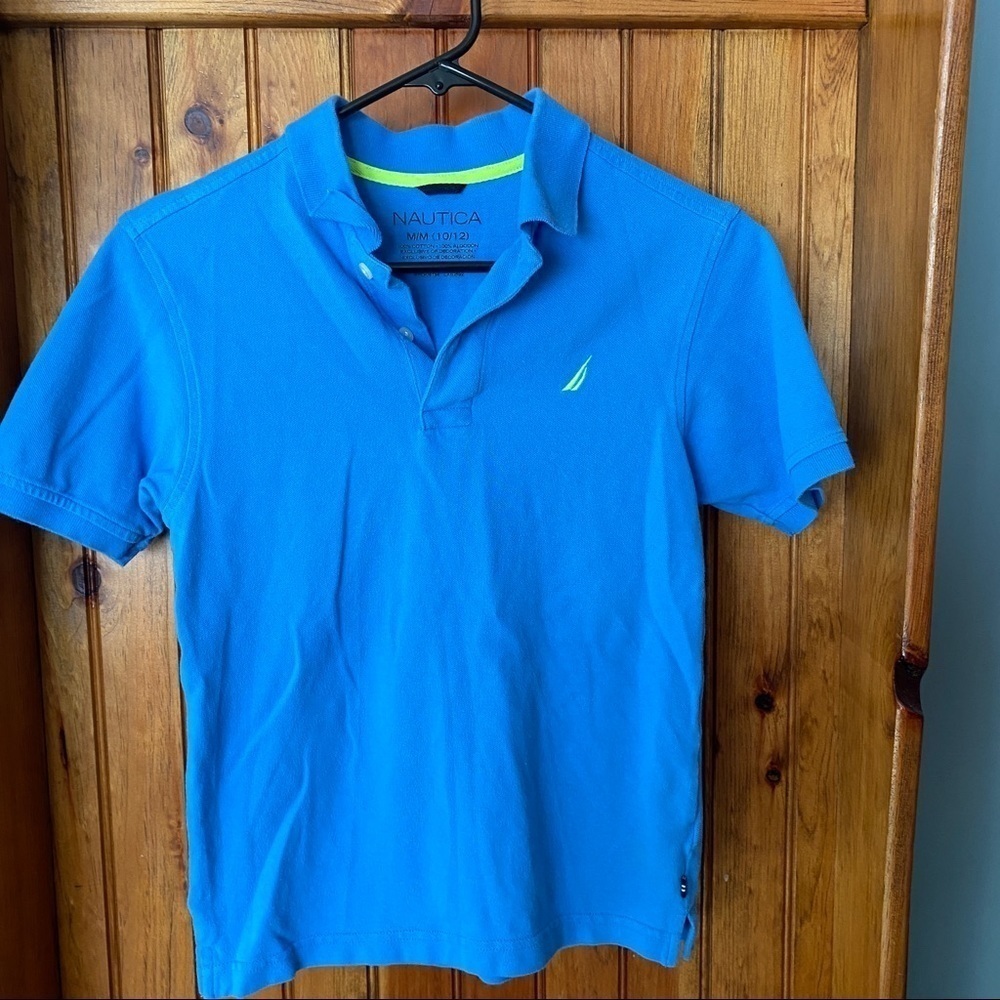 Boys Nautica polo dress shirt‎